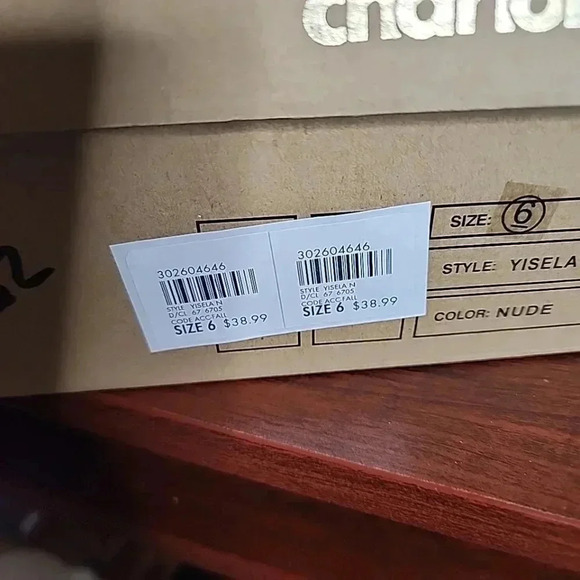 Charlotte Russe Rhinestone strappy heels.  Size 6 - Picture 5 of 7